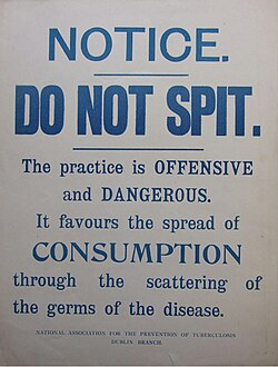 A tuberculosis public health campaign in Ireland, 1905