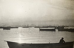 Australian troops, Port Mudros, Greece, 20 April 1915