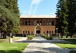 The Old Administration Building at Fresno City College, listed on the National Register of Historic Places[90]