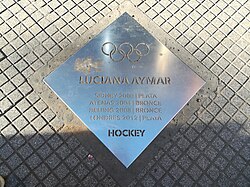 Olympic Walk on Pellegrini Avenue in Rosario, Santa Fe Province, Argentina