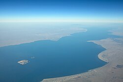 Lake Turkana borders Turkana County.