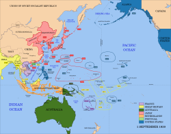 Political Map of the Asia-Pacific Region, 1939