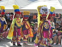 Congos troupe in Barranquilla carnival