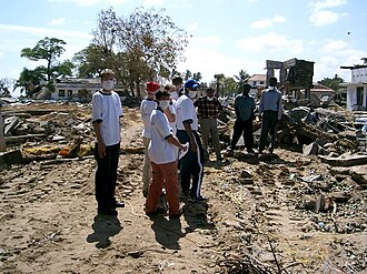 German tsunami relief mission visiting Mullaitivu in Sri Lanka's Northern Province