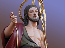 Wooden statue, Pietro Paolo Azzopardi, 1845, Xewkija
