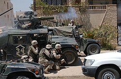 Saddam Hussein's sons Qusay and Uday were killed in a gun battle in Mosul on 22 July 2003