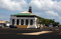 Royal Marine barracks (1830) in the former Royal Dockyard, Georgetown