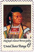 Chief Joseph on a 1968 stamp