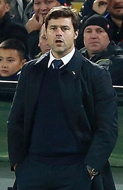 Pochettino as manager of Tottenham Hotspur in 2016