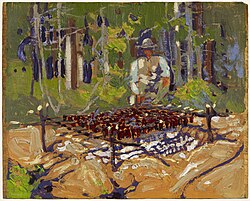 The Poacher, 1916 sketch by Tom Thomson, Art Gallery of Ontario, Toronto