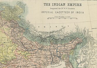 India's frontier with Tibet in the late 19th century