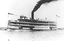 SS Columbia in 1905