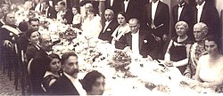 During a reception at the USSR Embassy in Ankara, on 7 November 1927