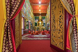 Wat Mixay Buddhist shrine in Vientiane, Laos