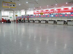 South Terminal check-in area