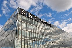 Pacific Quay is the home of the headquarters of Scotland's main broadcaster, BBC Scotland, based at BBC Pacific Quay