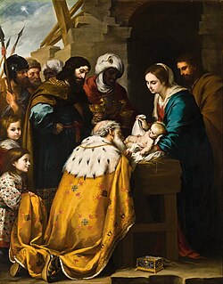 Adoration of the Magi by Bartolomé Esteban Murillo (17th century)