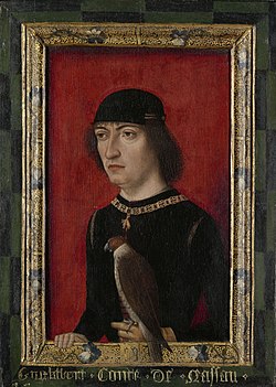 Portrait of Engelbrecht II of Nassau (1451–1504) in the Rijksmuseum Amsterdam