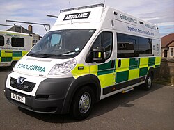 Peugeot Ambulance of the Scottish Ambulance Service