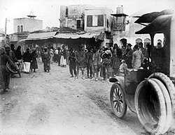 Hama city during the British Army occupation in December 1918