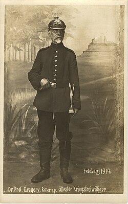 Caspar René Gregory in 1914