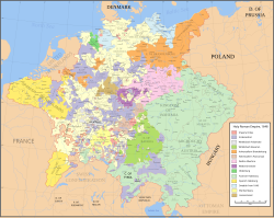 Holy Roman Empire after the Peace of Westphalia, 1648