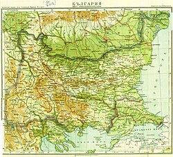 Bulgarian campaigns during World War I, borders including occupied territories