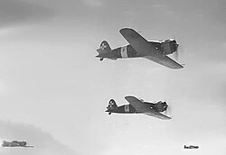 Italian Macchi C.200 fighter aircraft during the war