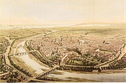 Valencia in 1832 by French lithographer Alfred Guesdon