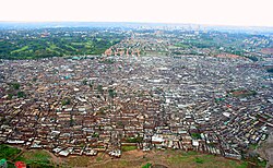 A view of Kibera, Nairobi