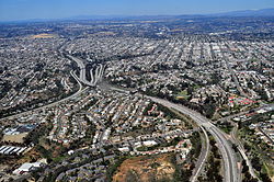 Urban sprawl in California