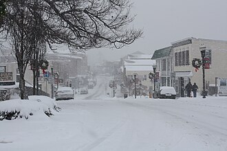 A blizzard in Maryland in 2009