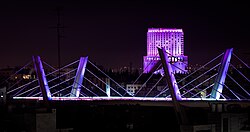 Abdoun Bridge, considered to be one of Amman's landmarks