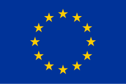 Flag of Europe, adopted by the Council of Europe in 1955 as the flag for the whole of Europe[223]