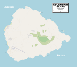 An enlargeable, detailed map of Ascension Island