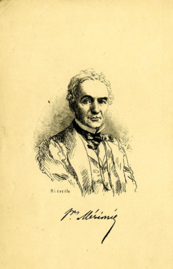 Prosper Mérimée, whose novella Carmen (1845) inspired the opera