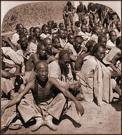 Boxers captured by the US 6th Cavalry Regiment near Tianjin in 1901