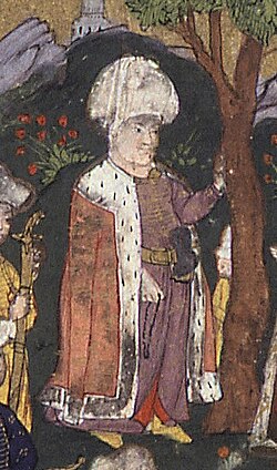 Hadim Yusuf Pasha, Ottoman Governor of Baghdad in 1605-1606, a Circassian by birth and a eunuch. Sefernāme of Muhlisi (BNF, Turc 127).[82][83]