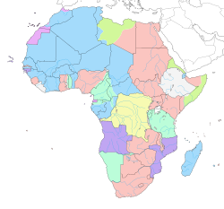Map showing almost complete British control of the Cape to Cairo route, 1913 British control