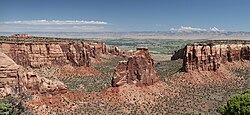 Monument Canyon, some of the high desert lands found in Colorado