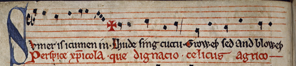 "Sumer is icumen in, Lhude sing cuccu", begins an English 13th century song for multiple voices.