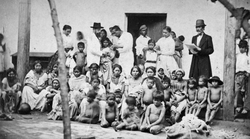 Homeless Paraguayan families during the war, 1867