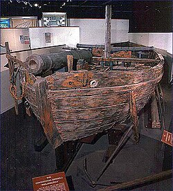 The gunboat Philadelphia