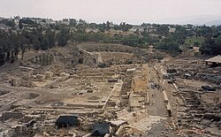 Extensive excavations at Beit She'an, Israel
