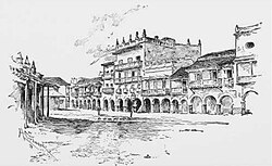 Painting of 1893 of Plaza de los Coches.[58]