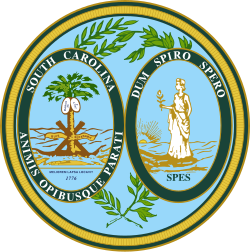 South Carolina has two state mottos on its state seal