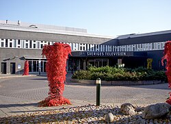 Headquarters of Sveriges Television in Stockholm