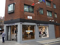Le Coq Sportif shop at Mercer Street, London, pictured in 2016