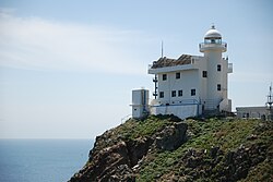 The base that houses South Korean police guards on the Liancourt Rocks' East Islet