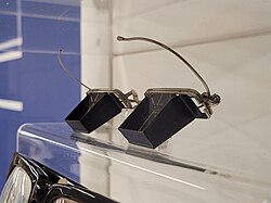 McKie Reid recumbent glasses, on display at Thackray Museum of Medicine.[8]